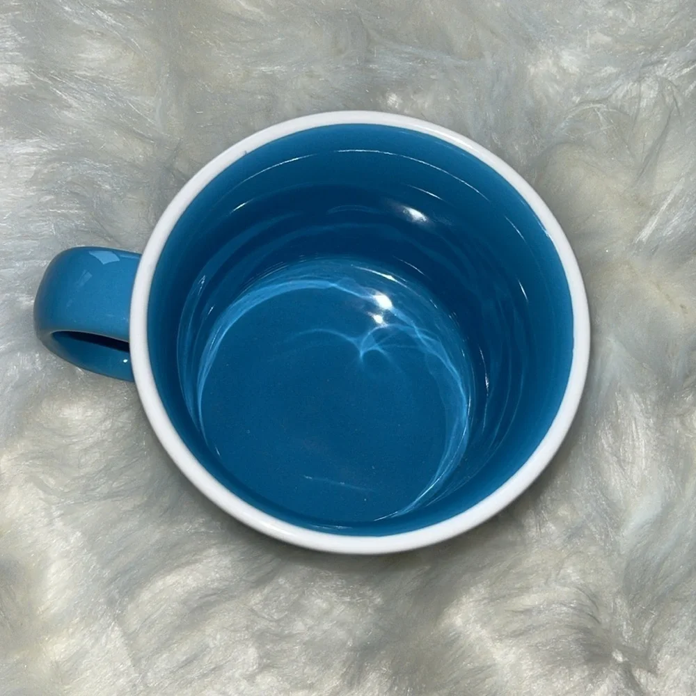 🆕 Hello Kitty and Friends Ceramic Mug Light Blue Rainbow